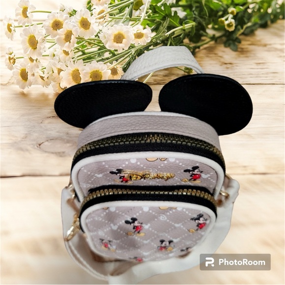 NWT Disney Mickey Mouse Monogram Crossbody - Picture 2 of 10